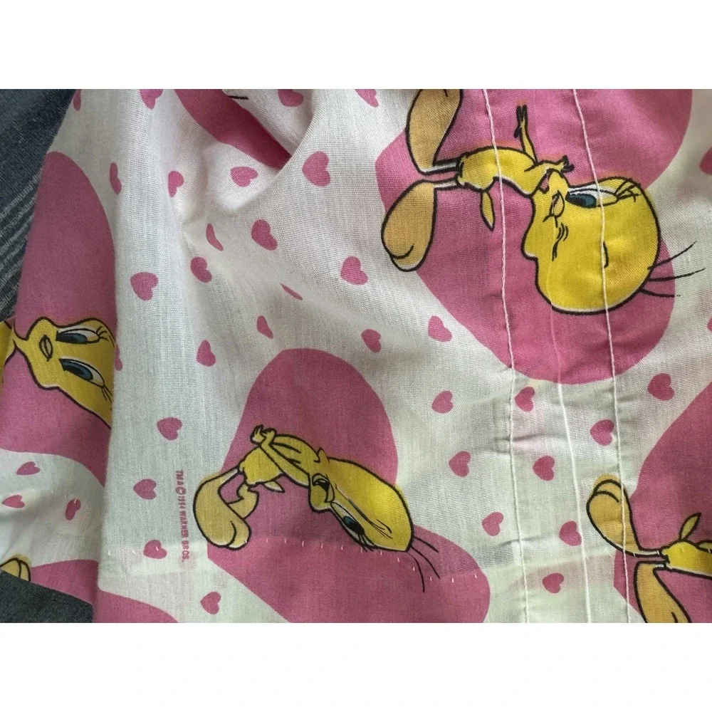 Looney Tunes Tweety Bird Vintage 90s Window‎ Valence Set of 2 80 In Wide 1994